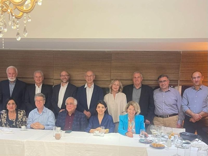 Dinner of SDSN Cyprus LC with Prof.Sachs